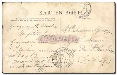 Guingamp - De Rue Saint-Nicolas — uitgever Liberge, n° 2537 — Achterkant