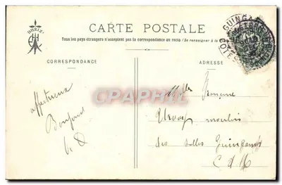 Viaduto da Percée ou Parfond de Gouët — entre St-Brieuc e Pordic — Coleção E. Hamonic — Verso