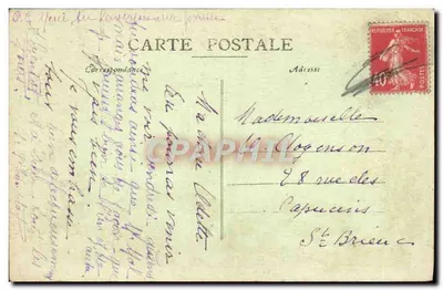 Notre-Dame d'Espérance — statua Matki Boże z Dzieciątkiem — Saint-Brieuc — Rewers
