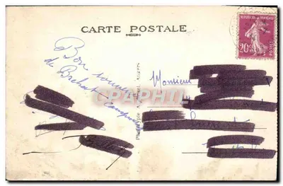 Ile de Bréhat (C. du N.) — Pointe de Guer — éditeur A. B. — Reverso