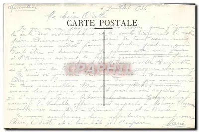 Túmulo do Sr. Jacques Souvestre — Último decano da colegiata — Igreja N.D. de Délivrance, Quintin (Côtes-du-Nord) — Verso