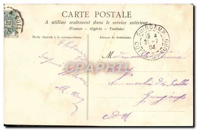 Tréguier — Ogólny widok — Wydawnictwo A. W. Bon — Rewers