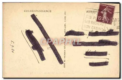 PLOUMANACH — Storm op de Rocher du Diable — LL. — n°75 — Achterkant