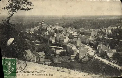 Moncontour — vista da linha do trem — editor Révue de la France, n° 2