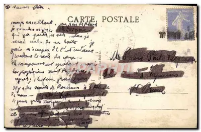 La Bretagne Pittoresque — La Pointe de l'Armorique — éditeur A.W. 1416 — Verso