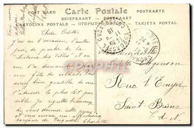 Tonquedec (Côtes-du-Nord) — Zamek (strona południowa) — wydawca nieznany, nr 746 — Rewers