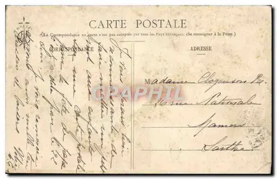 Châteaux de Bretagne — Chef-du-Bois, près La Roche-Derrien — Collection E. Hamonic, n° 1149 — Verso