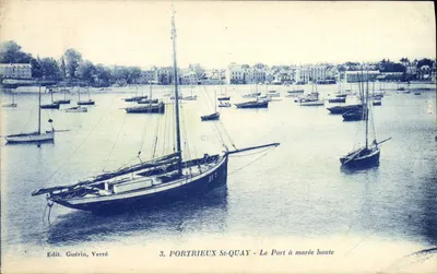 Portrieux St-Quay - O Porta com maré alta — Edit. Guérin, Verré, n°3