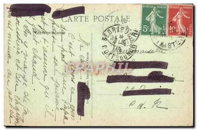 BREST - Les Rampes du Port de Commerce — Stara pocztówka n°92, wydana przez — Rewers