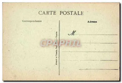 BREST - Kąt Arsenalu — n°119 — Artaud et Nozais, Nantes — Rewers