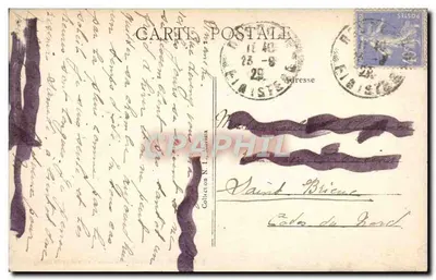 Roscoff (Finistère) — Casa Gaillard (xvi<sup>ème</sup> siglo) — Reverso