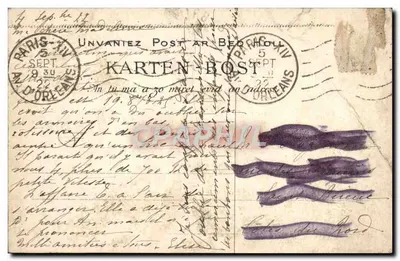 Quimperlé — Le Viaduc de la Vallée de Laita — Collection VILARDE, Quimper — Rückseite