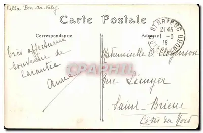 Carantec (Finistère) — La Grève Blanche — ND. Fot. nr 518 — Rewers