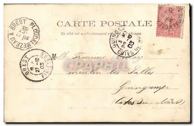 Viaduto de Lambezellec, perto de Brest — R. BORILLE, fot.-édit., Brest — Verso