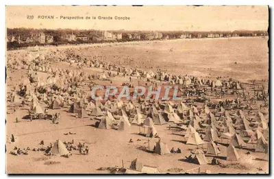 Royan - Perspective de la Grande Conchê — Édition des Nouvelles Galeries, Royan