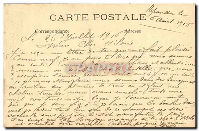 Castelo do LUDE — Peloususes — Editado por A. Burono, Le Lude — Verso