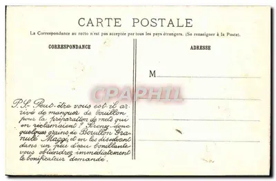 Paryż — Katedra Notre-Dame — Maggi, nr 13 — Rewers