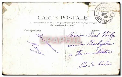 Vichy — Châlet Napoléon — éditeur Vichy — Rewers