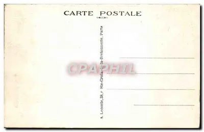 Versailles — As Grandes Águas — O Bassin de Netuno — A.L. — Verso