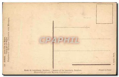 Młoda kobieta z Medei — Rzeźba — Muzeum w Luxembourg — Rewers