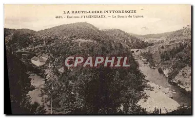 A Pitoresca Alta Loire — Arredores de Yssingeaux — A Curva do Lignon — n° 4481