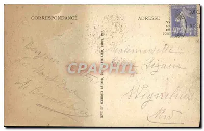 Le Mont-Dore, vista do Caminho do Capuchinho — LL — Verso
