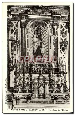 Nossa Senhora de Laghet (A.M.) — Interior da Igreja — L. Gilletta e Cie, Nice