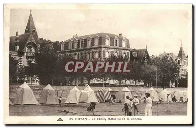 Royan - Le Family Hôtel vu de la conche — Édition des Nouvelles Galeries, n°55