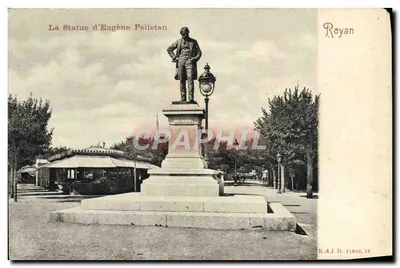 La Statue d'Eugène Pelletan — Royan — R.&J.D. 11056, 52
