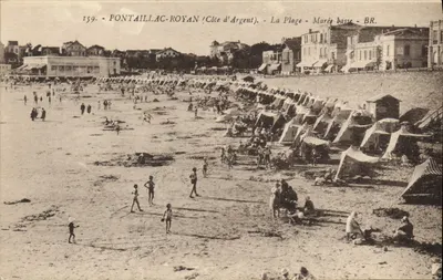 PONTAILLAC-ROYAN (Côte d'Argent) — La Plage — Marée basse — BR. — N° 159
