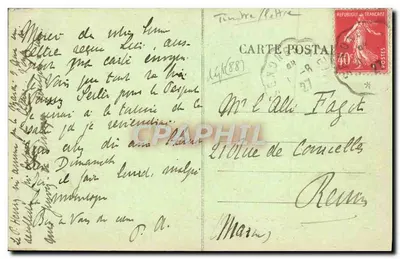 Senones — Capitala da principiedade de Salm, no século XVIII — Édit. Duchamp, Plainfaing — Verso
