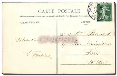 Wodospad Molières — Saint-Dié — Zakład kapelani i Biuro Tytoniowe F. Acker, 4, Rue Thiers — Rewers