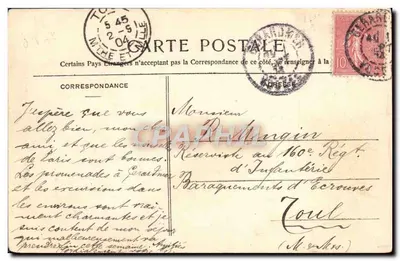 Gérardmer — Carretera de Ramberchamp — Librería Renauld, Gérardmer — Reverso