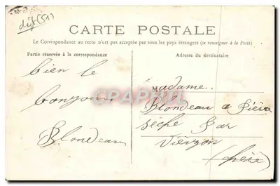 Chalons-sur-Marne — Urząd Miasta — Wydawnictwo Unii Republikańskiej — Rewers