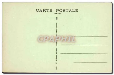 PLOERMEL — Katedra św. Armela, strona południowa (XV i XVI wiek) — G. Artaud, Nantes — Rewers