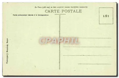 N.-D. du Marillais — wnętrze kaplicy — fototyp J. Bienaime, Reims — Rewers