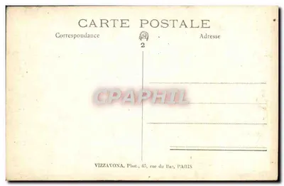 Ofiara Buddzie — Sala w Paryżu — Vizzavona, 65 rue du Bac, Paryż — Rewers