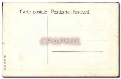 पारंपरिक वस्त्र में एक महिला एक पत्र लेकर — OLL. PHOTOGR. — श्रृंखला 12, संख्या 1801 — पीछे