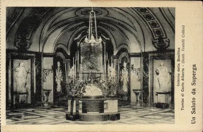 Interno da Basílica de Carlo Alberto Superga — Tumba de Carlo Collini — Fratelli Collini