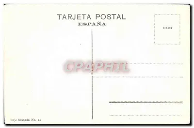 Jezus Wielkiego Mocu — statua w Sewilli — Lujo-Grabado Nr 24 — Rewers