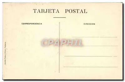 Granada — Puerta de la Capilla Real — Andrés Fabari, Wydawca, Walencja — Rewers