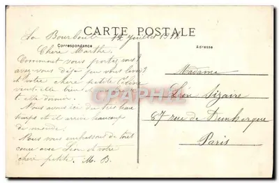 La Bourboule — Absyda kościoła — M.T. (wydawca) — Rewers