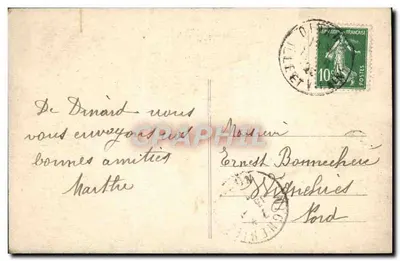 Kraj Emeraude — Emerald Coast — Dinard, widok z La Malouine — Wydawnictwo Guérin, nr 4467 — Rewers