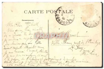 Le Bugue (Dordogne) - O Roc de l'Agranel — P. Loubradou — Livraria Papelaria J. Tébile — Verso