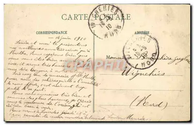 Biarritz Pittoresque — Villa Belza e Pirenei — N° 57 — Edizione A. Simons — Verso