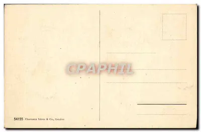 Nyon - Vista geral — editor Charnaux frères & Co, Genève, n° 54155 — Verso