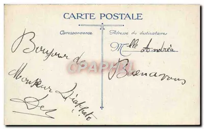 Marseille, a Praça Estrongin — Fonte da Praça Estrongin — editor não identificado — Verso