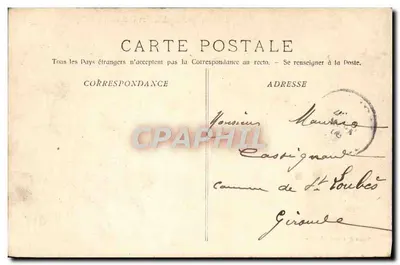 Marsella - El antiguo castillo imperial (Instituto Pasteur) — Fototipia E. Lacour — n° 2485 — Reverso