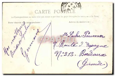 Paleis Constantijn hersteld — Arles-sur-Rhône — Foto Douzon, opticien — Achterkant