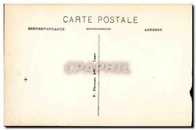 Langeais — Entrée du Château — Pont-Levis — R. D. — Verso